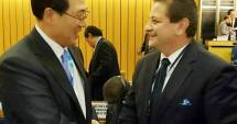 Stire din Economie : Întâlnire memorabilă între șeful CERONAV, Ovidiu Sorin Cupșa, și secretarul general al IMO