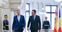 Stire din Politică-Administrație : Klaus Iohannis şi premierul Spaniei, Pedro Sanchez, s-au întâlnit la Palatul Cotroceni