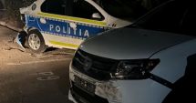 Stire din Eveniment : Un bărbat beat a făcut prăpăd în curtea IPJ. A lovit șase autospeciale și a încercat să fugă