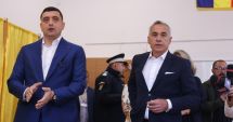 Stire din Eveniment : Reacția Poliţiei, după ce un agent le-a întrerupt declarațiile lui Simion și Georgescu