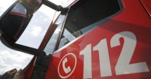 Stire din Eveniment : Mașină în flăcări, pe Autostrada Soarelui