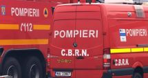 Stire din Eveniment : Pericol pe strada Mircea cel Bătrân din Constanța. Un contor de gaz a luat foc