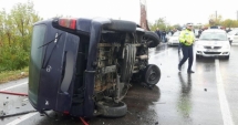Plan Roșu de intervenție! Patru mașini sunt implicate într-un accident rutier: un mort și 14 răniți