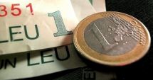 Euro cedat 0,05% în lupta cu leul