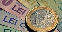 Euro a pierdut 0,09% în competiția cu leul