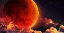 Super Luna sângerie a lupului, duminică noaptea. Eclipsa totală de Lună, vizibilă luni dimineață în România