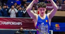 Denis Florin Mihai aduce României prima medalie la Europenele Under-23 de lupte de la Bucureşti