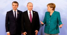 Stire din Actualitate : Macron și Merkel îi cer lui Putin "gesturi" pentru dialog în estul Ucrainei