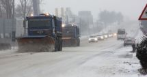 Stire din Eveniment : Ger la Constanța. Zeci de utilaje împrăștie material antiderapant, în tot județul