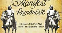 Stire din Cultură-Educație : "Manifest românește", cu Ștefan Paraschiv