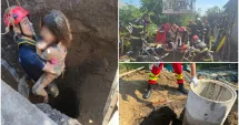 Stire din Eveniment : „M-a luat de gât și nu mi-a mai dat drumul”. Mărturia pompierului care a salvat o fetiță dintr-o fântână