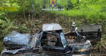 Stire din Eveniment : O mașină a căzut în gol, pe Transfăgărășan. Cum s-a întâmplat incidentul