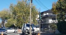 Stire din Eveniment : Incident la Eforie Nord. Mașină de poliție FĂCUTĂ PRAF!