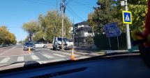 Stire din Eveniment : Mașină de poliție, implicată într-un accident, la Eforie