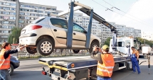 Stire din Eveniment : Mașinile ar putea fi ridicate de Poliția Rutieră