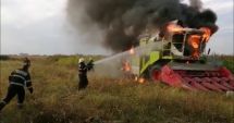 Stire din Eveniment : UPDATE O combină a luat foc, la ieșirea din Corbu. Intervin pompierii