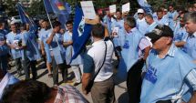 Stire din Social : Astăzi, mecanicii de locomotivă pichetează Ministerul Transporturilor