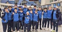 Stire din Sport : O grupă de copii de la CS Medgidia a plecat la un turneu important de fotbal în Belgia