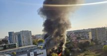 Stire din Eveniment : Incendiu de amploare la containerele în care locuiesc refugiați ucraineni