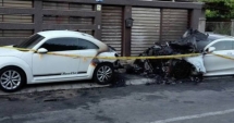Stire din Eveniment : Mercedes  de peste 120.000 euro, incendiat  la Constanța, după o reglare de conturi
