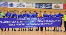 Stire din Sport : Sport, nu politică! Mesaj inedit afișat de handbaliștii de la CS Medgidia
