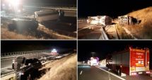 Stire din Eveniment : Ciocnire frontală între un autoturism și un microbuz! Sunt doi morți și patru răniți grav