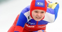 Patinaj viteză / Mihaela Hogaș, locul 21 în proba de 500 m, la Almatî