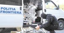 Stire din Eveniment : CAPTURĂ / Mii de pachete de țigări de contrabandă, în plasa polițiștilor