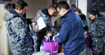 Stire din Social : Militarii de la Capu Midia au primit apă sfințită, de Bobotează