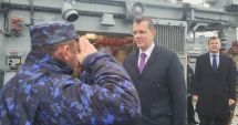 Stire din Eveniment : Ministrul Apărării prezent la Constanța. Vânătorul de mine M 271 s-a întors din misiune