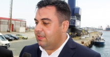 Stire din Economie : Ministrul transporturilor a efectuat  o vizită de lucru în portul Midia