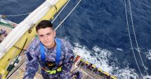 Stire din Eveniment : Bricul "Mircea", la vest de Biscaya, prin Oceanul Atlantic, spre Lisabona