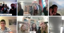 Stire din Cultură-Educație : Un proiect Erasmus+ le-a prilejuit mirciștilor întâlnirea, online, cu colegi din Germania și Suedia