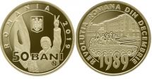 Mai știi celebra monedă de 50 de bani de la Revoluția din 1989?! Suma uriașă cu care se vinde acum, în 2023