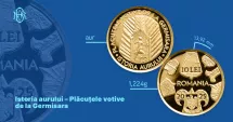 Stire din Economie : BNR lansează o nouă monedă de colecție, din aur, cu tema ”Plăcuțele votive de la Germisara”