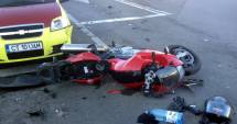 Stire din Eveniment : Motociclist spulberat în intersecția de la "Dacia"