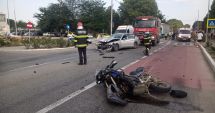 Stire din Eveniment : Motociclist din Elveția, rănit grav într-un accident rutier la Mihail Kogălniceanu