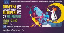 Stire din Cultură-Educație : Noaptea Cercetătorilor Europeni, online, în această seară
