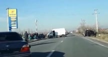 Stire din Eveniment : UN MORT ȘI OPT RĂNIȚI, în urma unui grav accident rutier