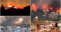 Stire din Actualitate : Incendiile au făcut prăpăd azi-noapte în Antalya. Patru cartiere au fost cuprinse de flăcări