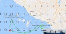Stire din Eveniment : O navă a rămas în black-out în Marea Marmara