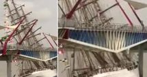 Stire din Economie : O navă școală braziliană a lovit un pod pietonal
