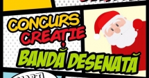 Stire din Cultură-Educație : O nouă ediție a concursului județean de creație de bandă desenată