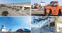 Stire din Economie : Buldozere, excavatoare, ziduri la pământ! "Bombardament" la Aeroportul Internaţional Mihail Kogălniceanu