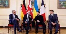 Stire din Actualitate : Parisul, Londra și Berlinul susțin propunerea lui Zelenski pentru un dialog direct între Rusia și Ucraina
