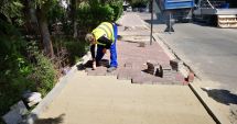 Stire din Social : Pavele pe trotuarele de pe strada Unirii din Constanţa
