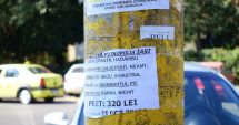 Stire din Social : Persoanele care lipesc afişe pe clădiri şi stâlpi, amendate de poliţiştii locali
