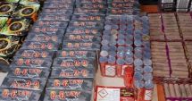 Peste 140 de kilograme de articole pirotehnice confiscate de polițiștii constănțeni