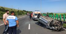 Stire din Eveniment : Trafic blocat pe Autostrada Soarelui. O persoană a murit într-un accident teribil
