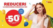 Stire din Social : Aurora Multimarket aniversează 50 de magazine în România cu o super campanie: -50% la peste 1000 de produse!